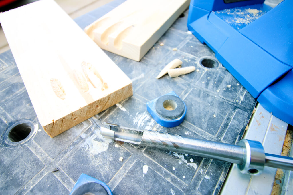 Plug Cutter pieces and drill bit
