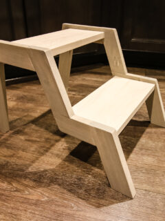 How to build a modern step stool - Charleston Crafted