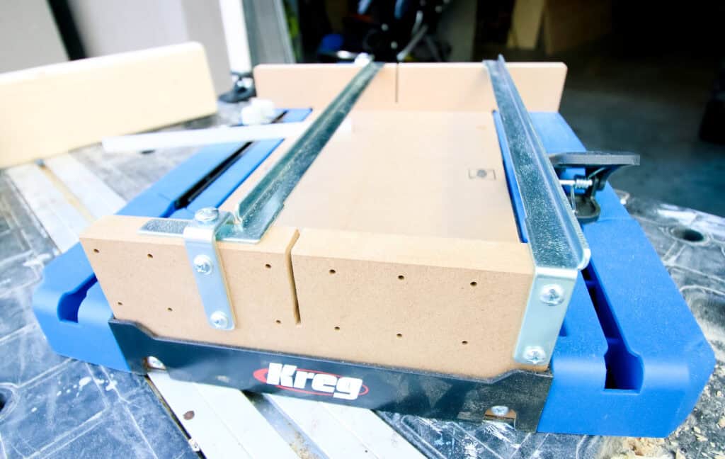 Kreg cross clearance cut jig