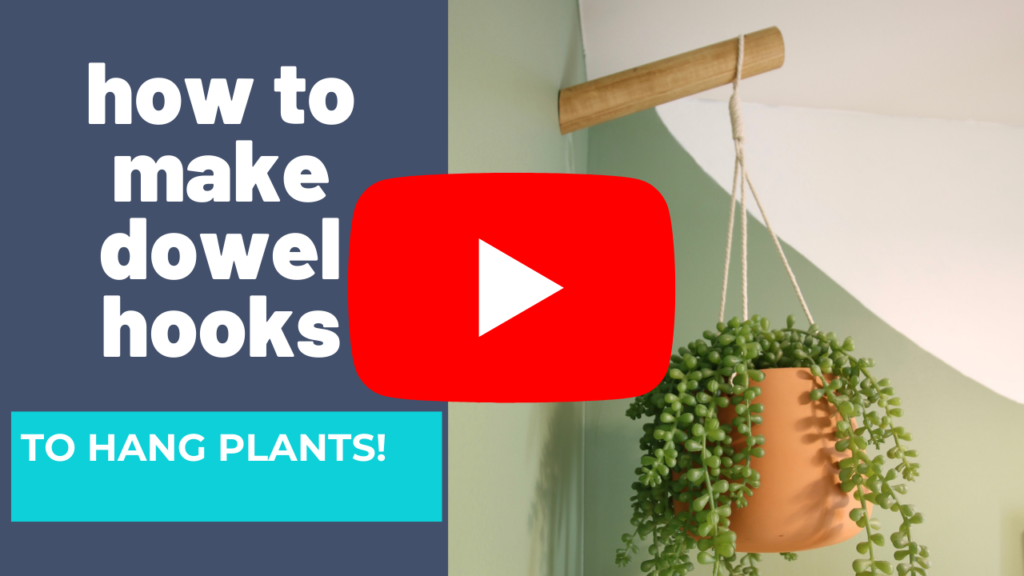 YouTube link for how to make dowel hooks