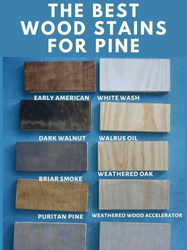 the best wood stains for pine