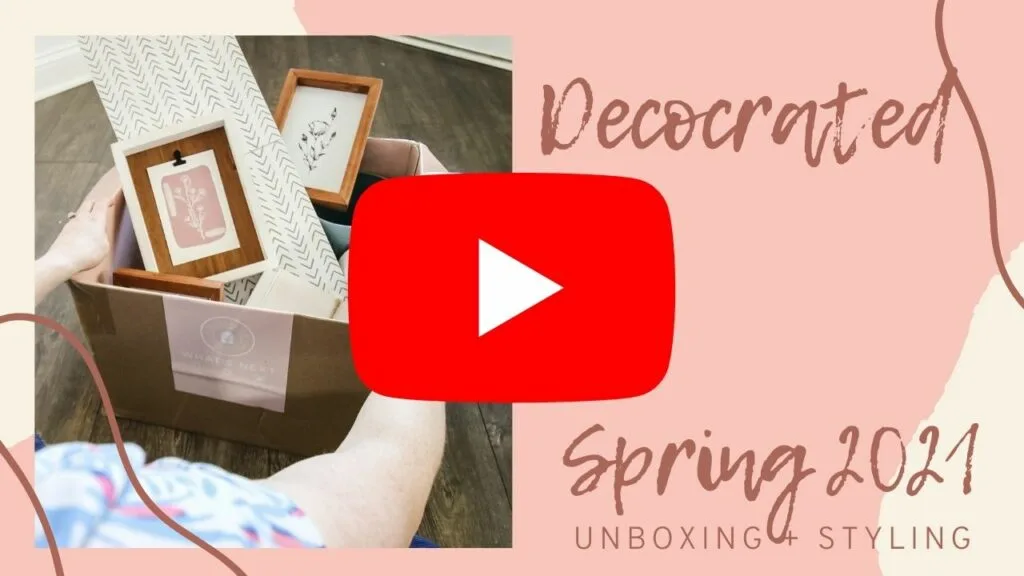 decocrated spring 2021 YouTube Thumbnail for blog