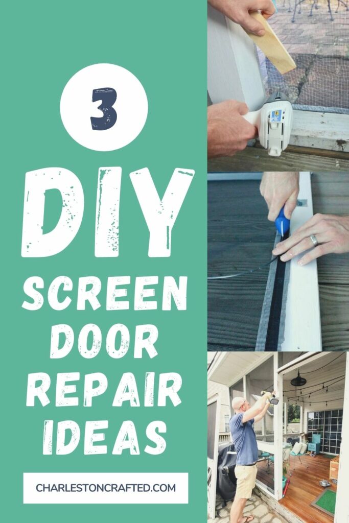 3 screen door repair ideas