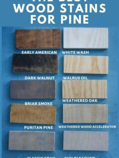 the best wood stains for pine