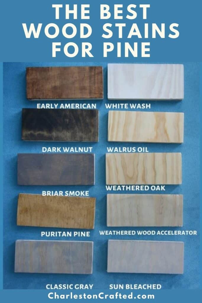 the best wood stains for pine