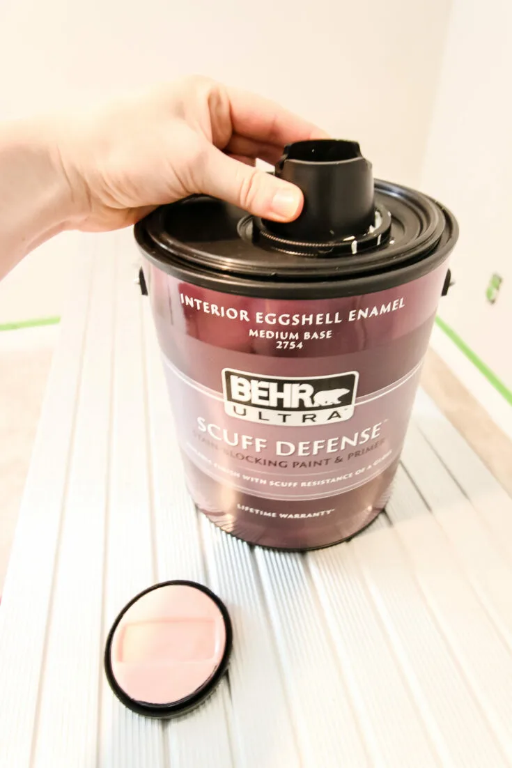 How to open a can of Behr paint