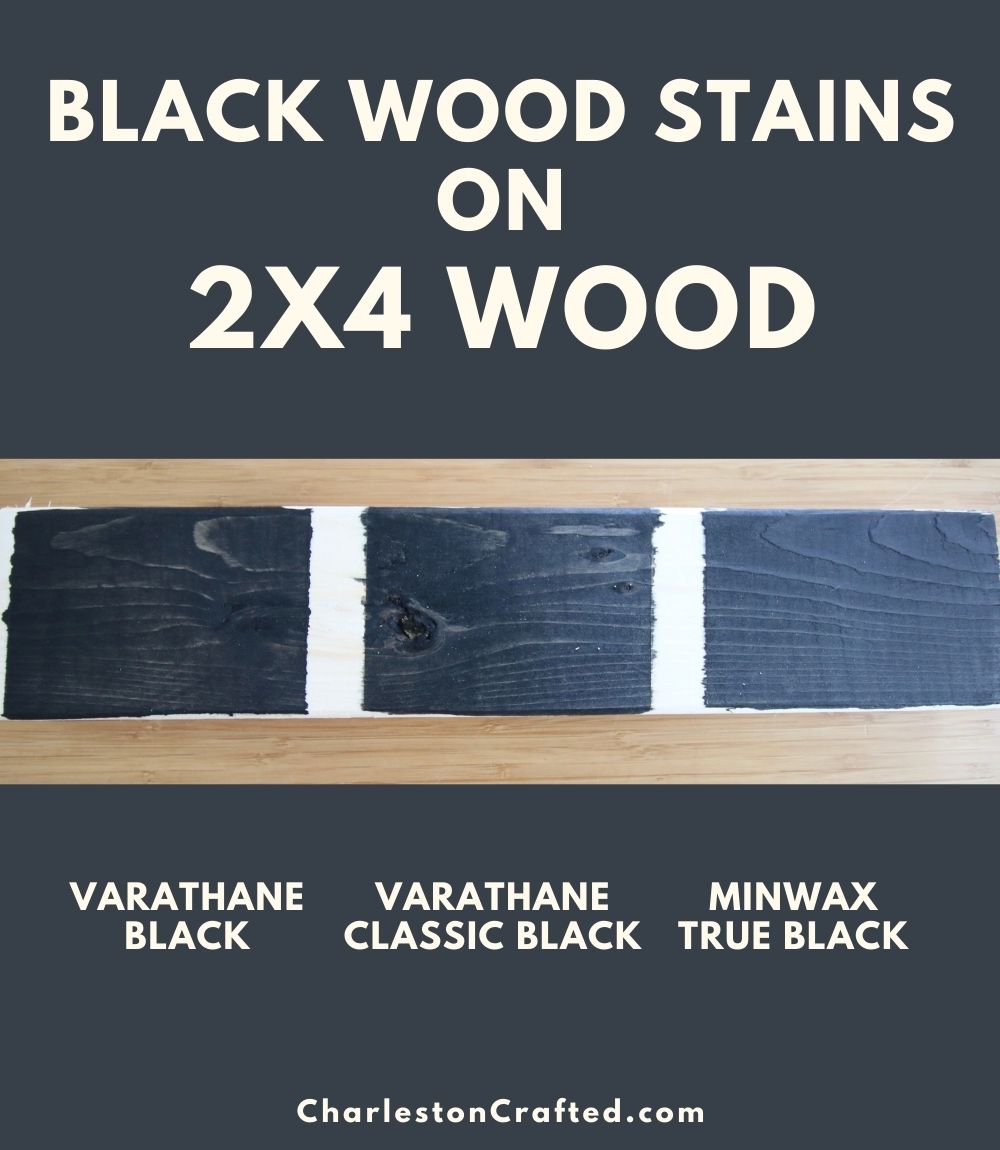 The 3 best black wood stain colors!