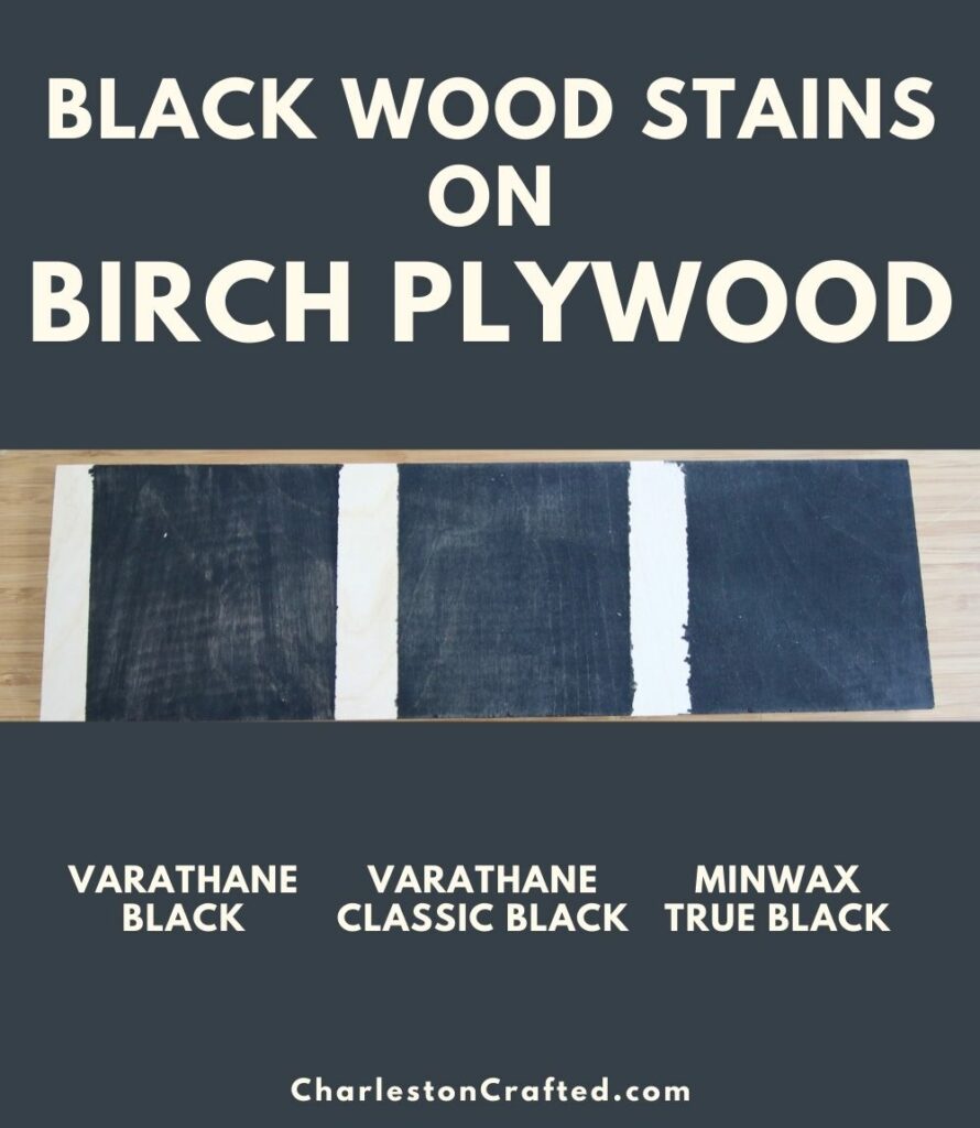 black wood stain birch ply wood pin