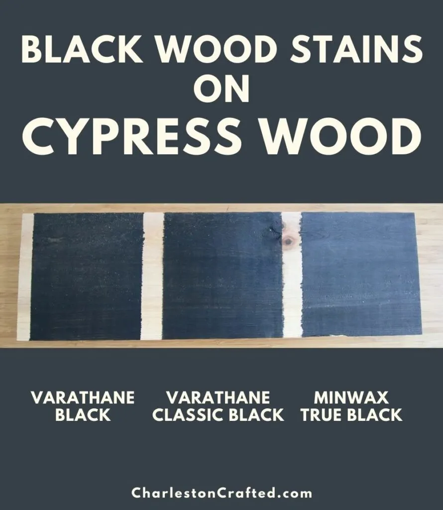 black wood stain cypress wood pin