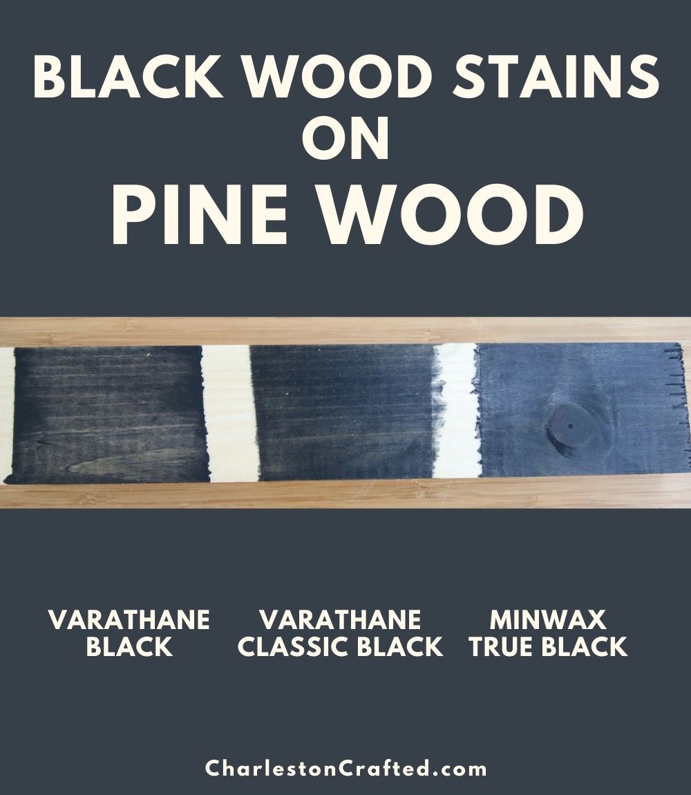 The 3 best black wood stain colors!