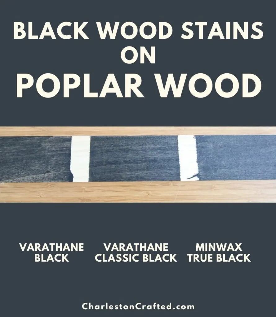 black wood stain poplar wood pin