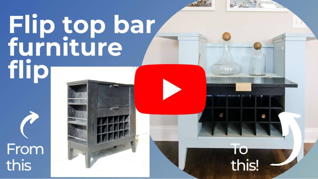 Video tutorial of flip top bar furniture flip