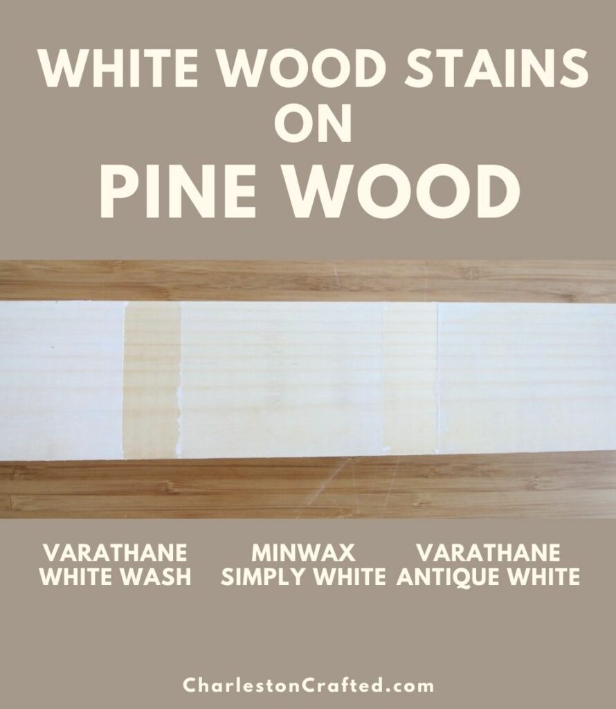 3 white wood stain pine pin