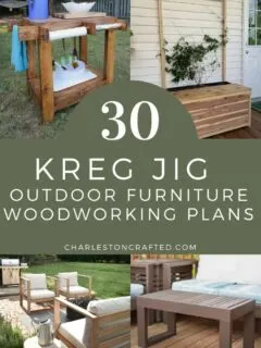 30 kreg jig outdoor furniture project ideas