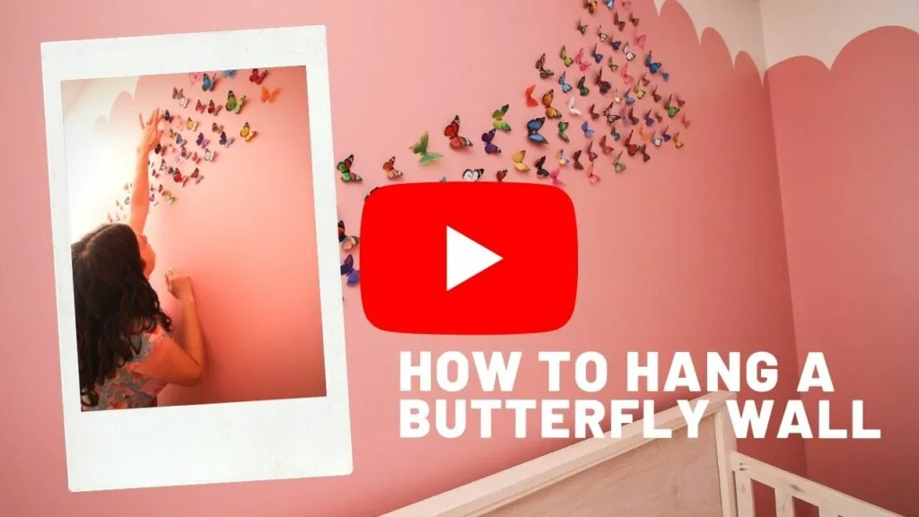 butterfly wall YouTube Thumbnail blog