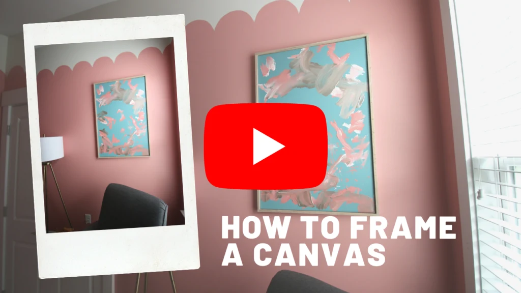How to frame a canvas video link