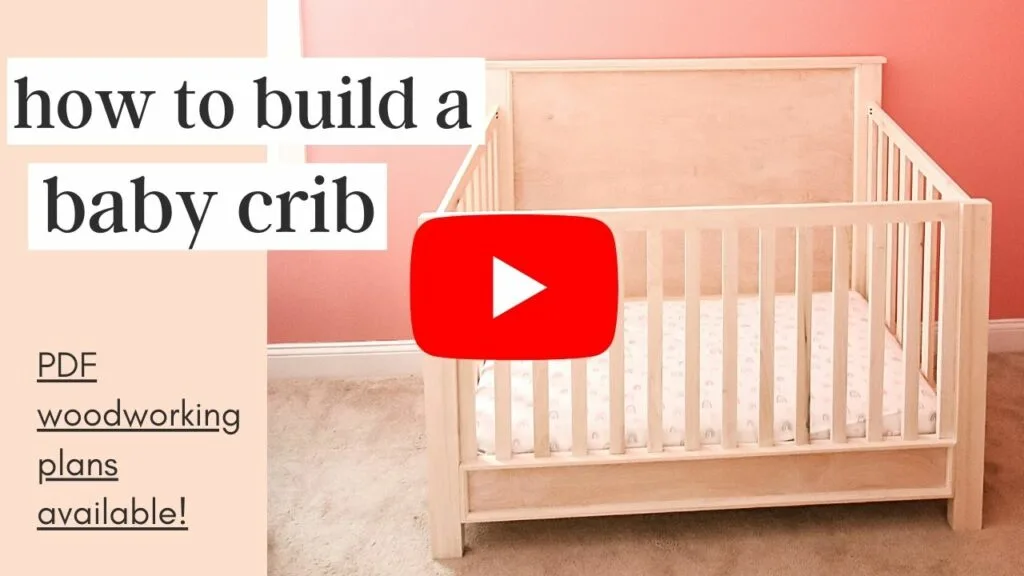 how to build a crib YouTube Thumbnail blog