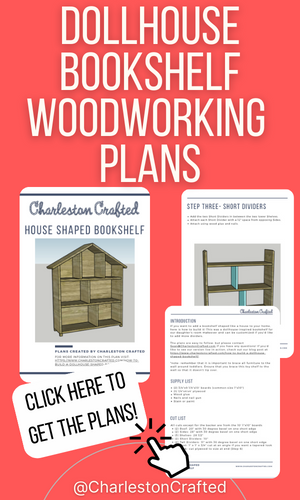 Dollhouse bookshelf woodworking plans
