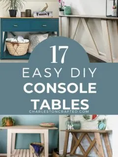 17 easy diy console tables