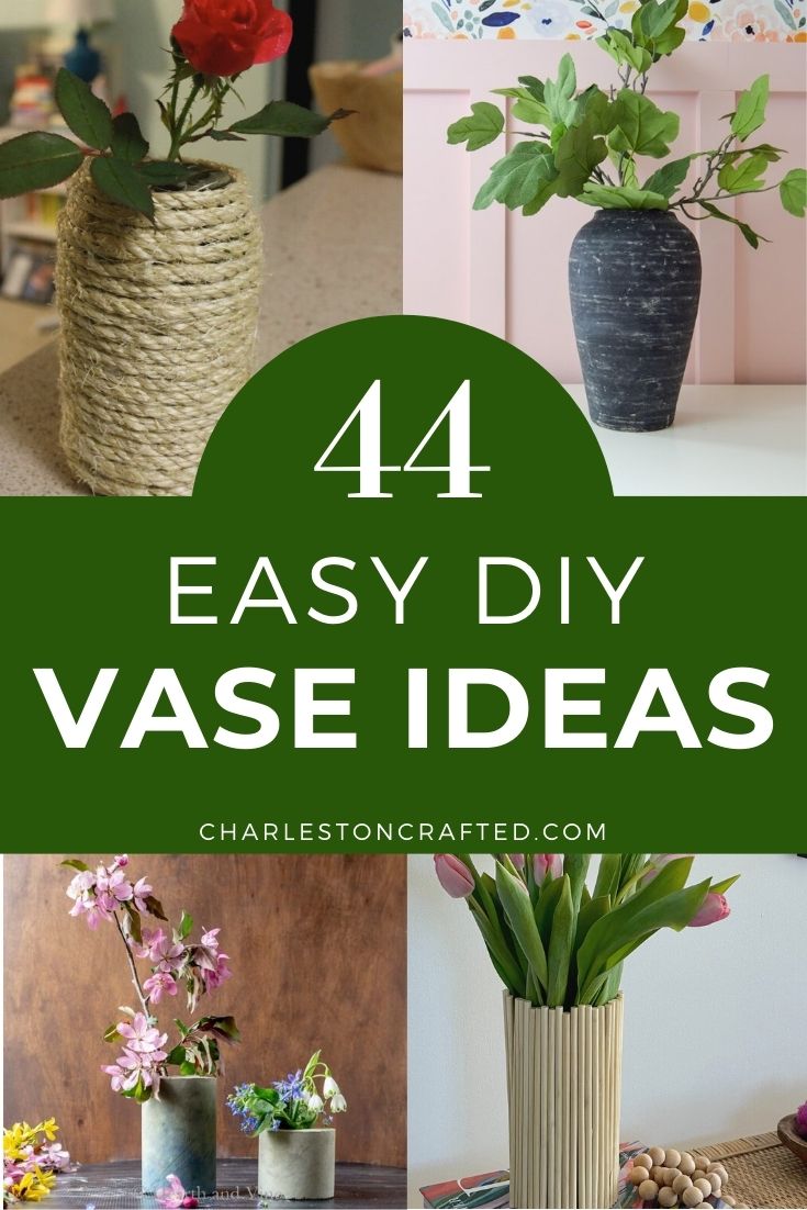 Make a Flower Vase with Wood Stick