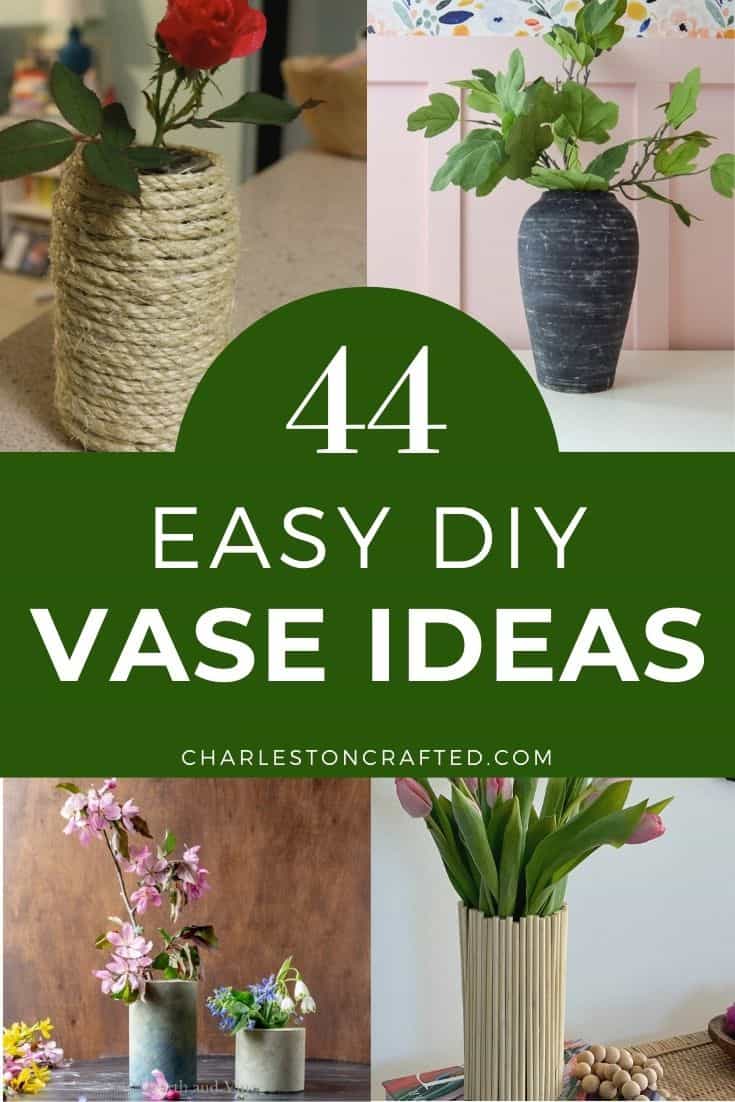 Make a Flower Vase with Wood Stick