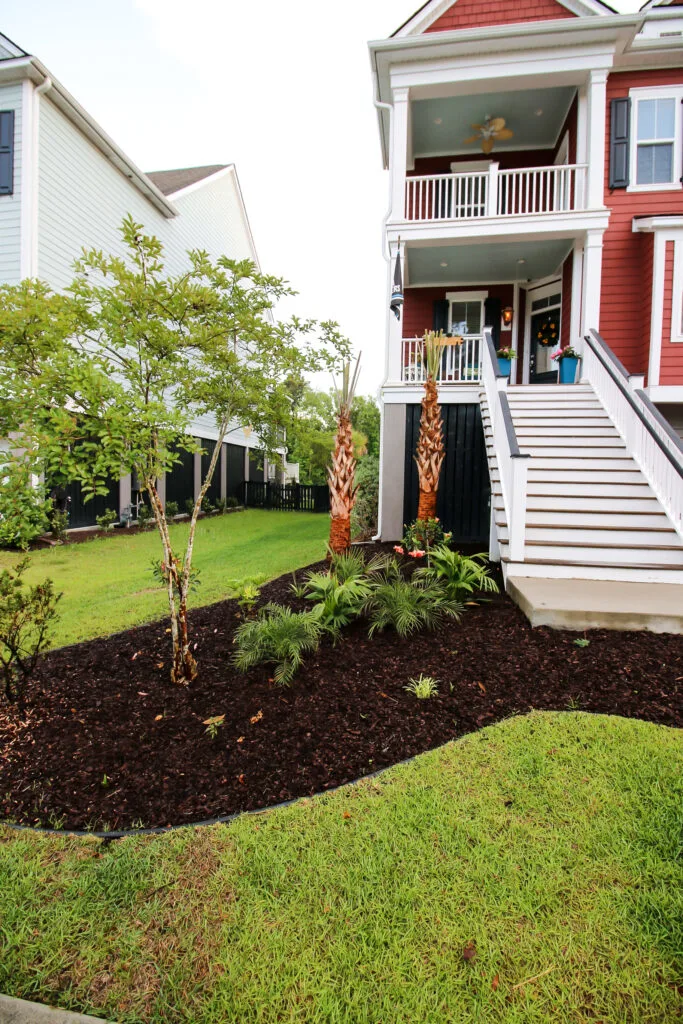 Tropical Front Yard Makeover - Charleston Crafted