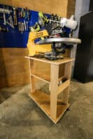 DIY scroll saw stand with FREE plans