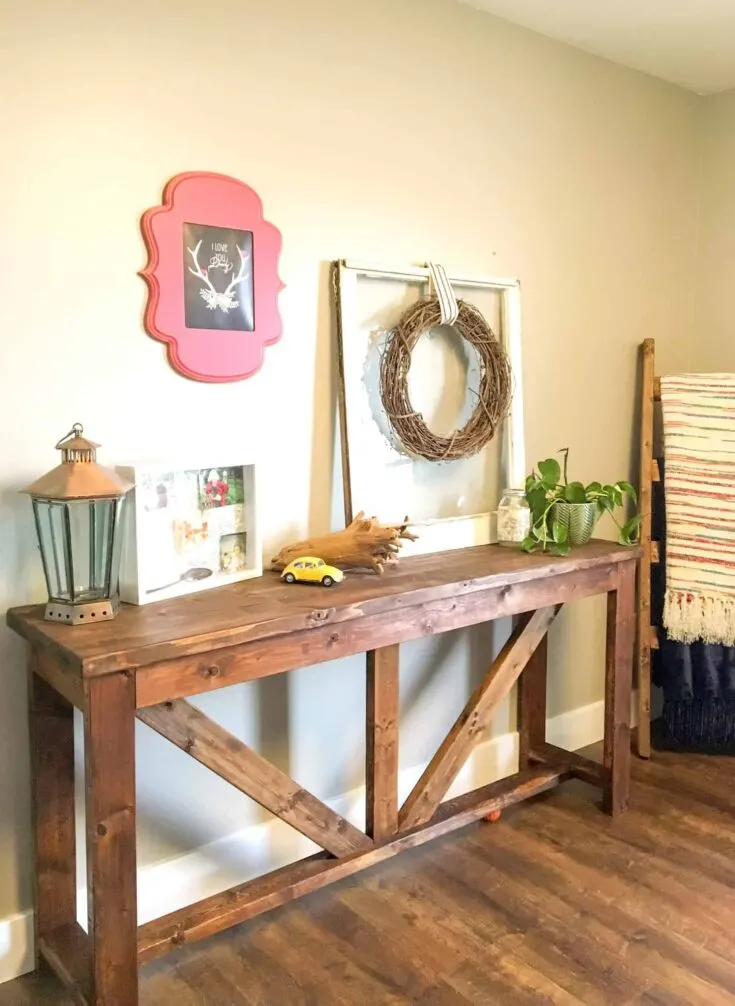 17 Easy Diy Console Table Ideas, How To Build A Console Table From Scratch