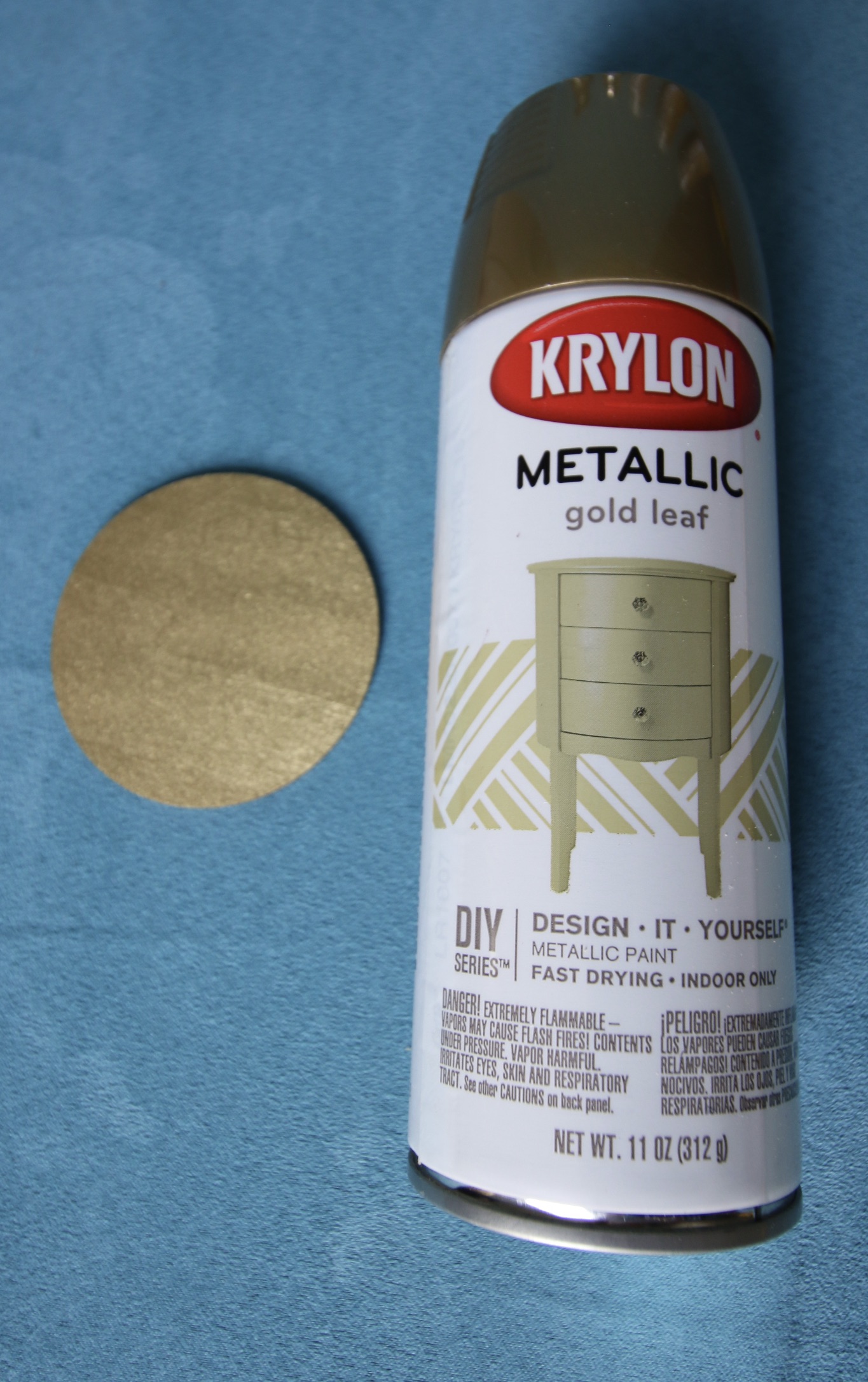 11 oz. GOLD Spray Paint, Sky Blue