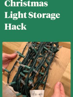 christmas light storage hack