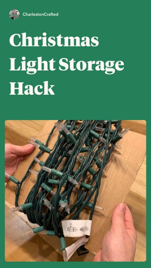 christmas light storage hack