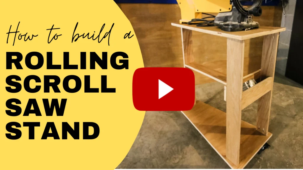 DIY Rolling Scroll Saw Stand YouTube Link