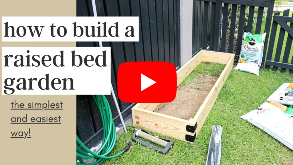 Link to video tutorial for raised bed garden