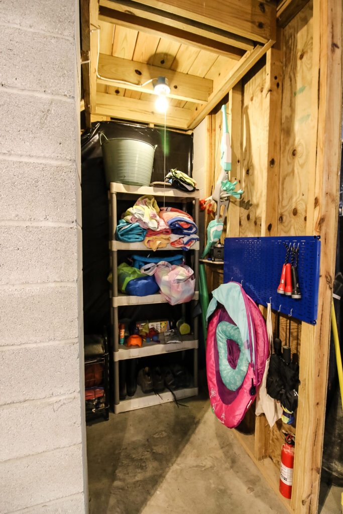 Under stair toy storage