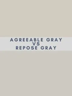 Sherwin Williams Agreeable Gray vs Repose Gray