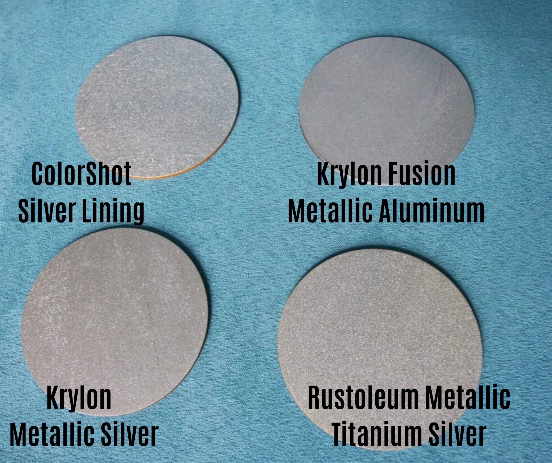 Rust-Oleum 11oz Universal Metallic Titanium Spray Paint Silver