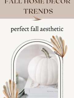 fall home decor trends