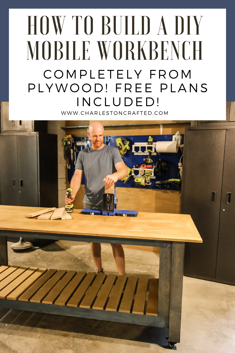 Mobile garage on sale workbench