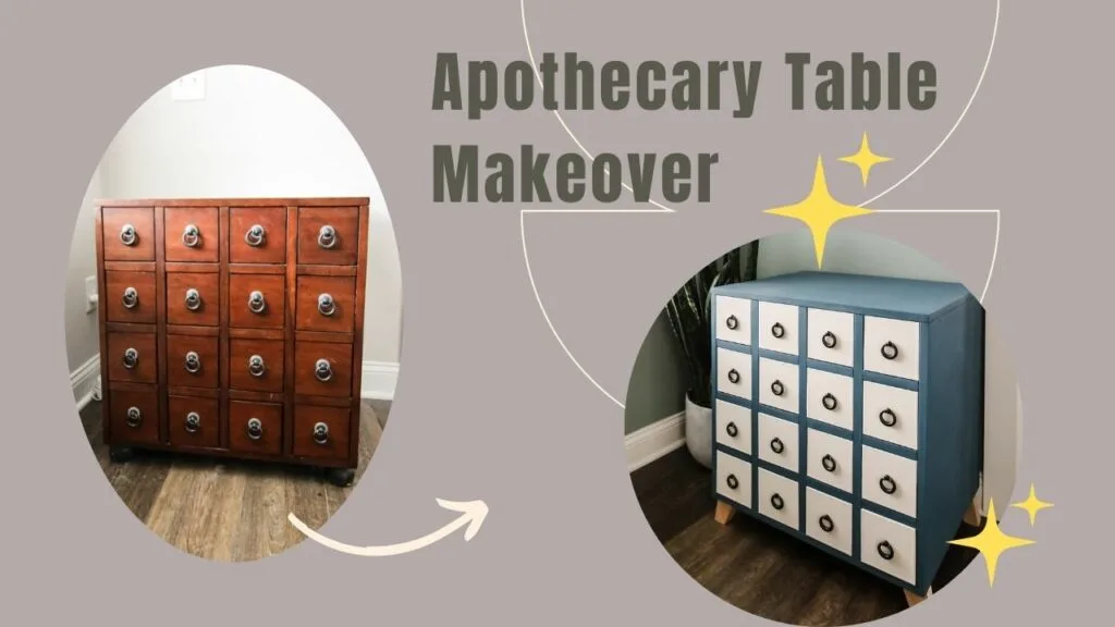 Apothecary Table Makeover Youtube Thumbnail