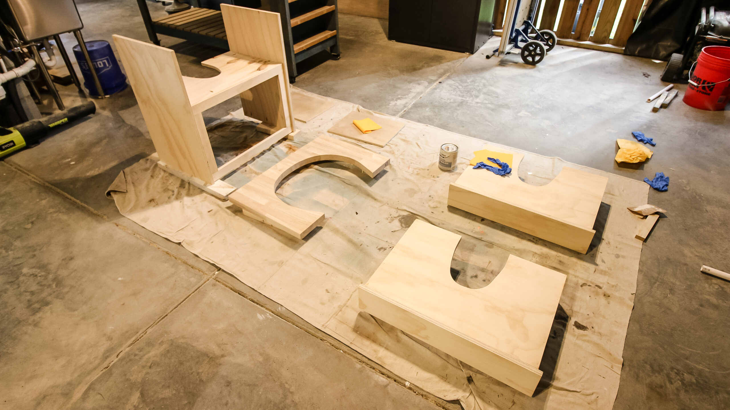 Making Notched Drawers for the Vanity Cabinet - Woodworking 