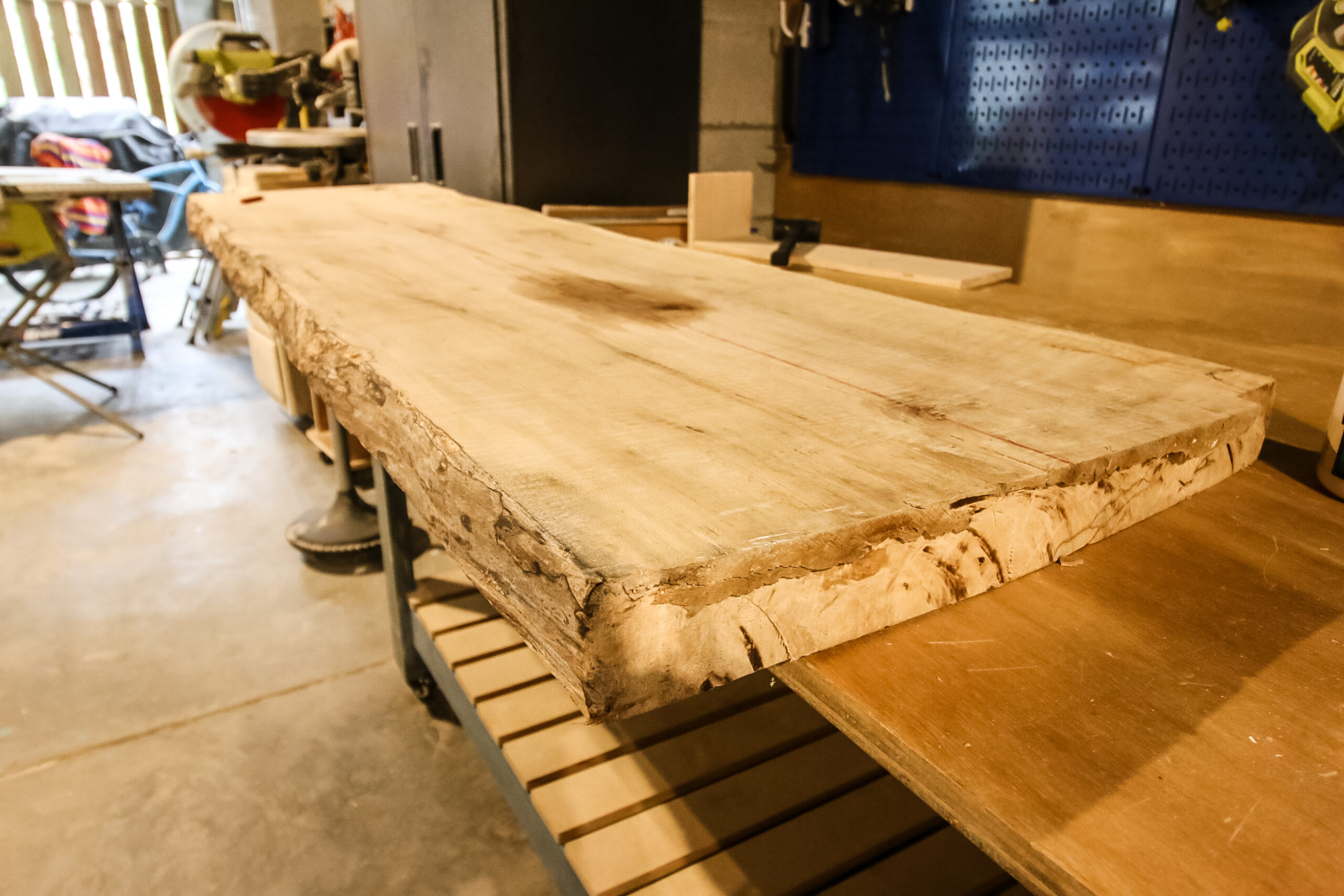 How To Finish A Live Edge Slab