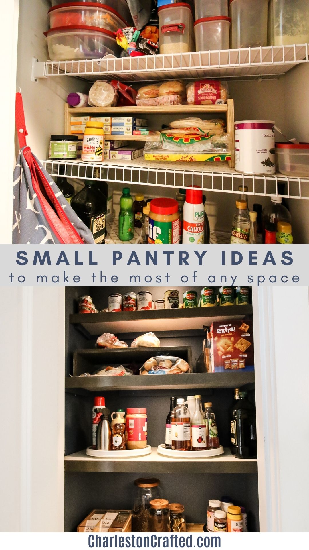 How We Organized Our Small Kitchen Pantry