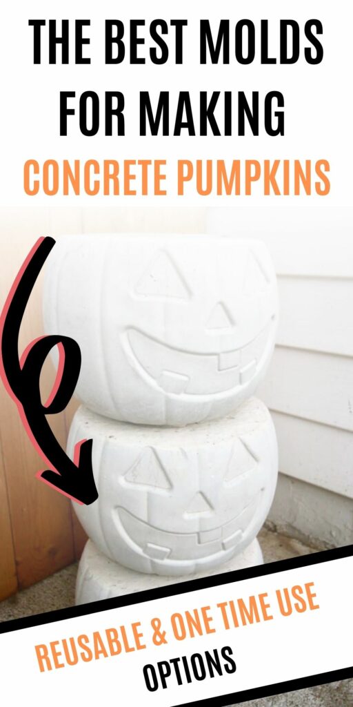 the best molds for making concrete pumpkins