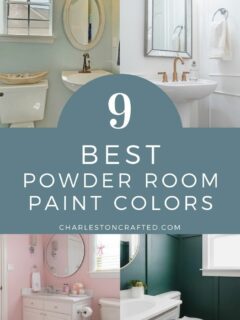 the best powder room paint colors