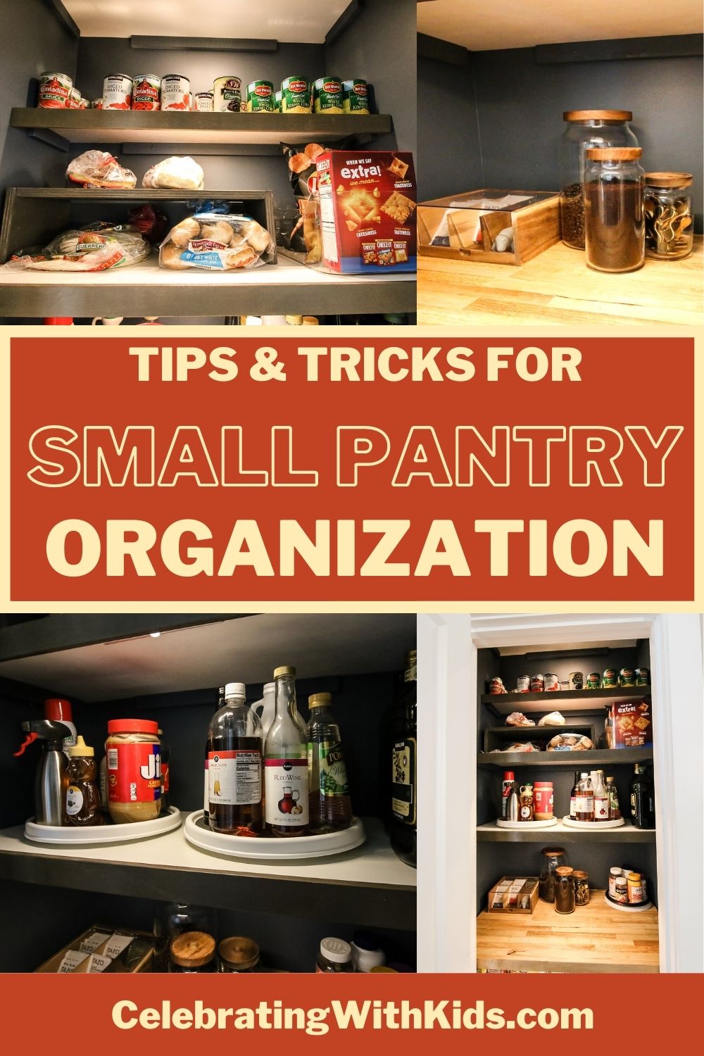 Small Pantry Makeover full of Inexpensive Organization