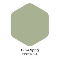 PPG Paint color of the year olive sprig