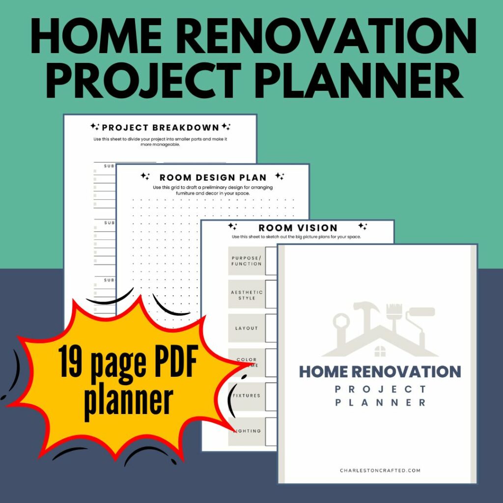 home renovation project planner ad