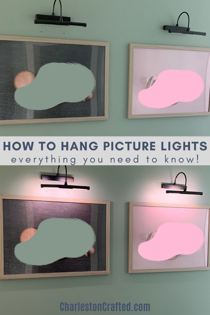 how to hang picture lights