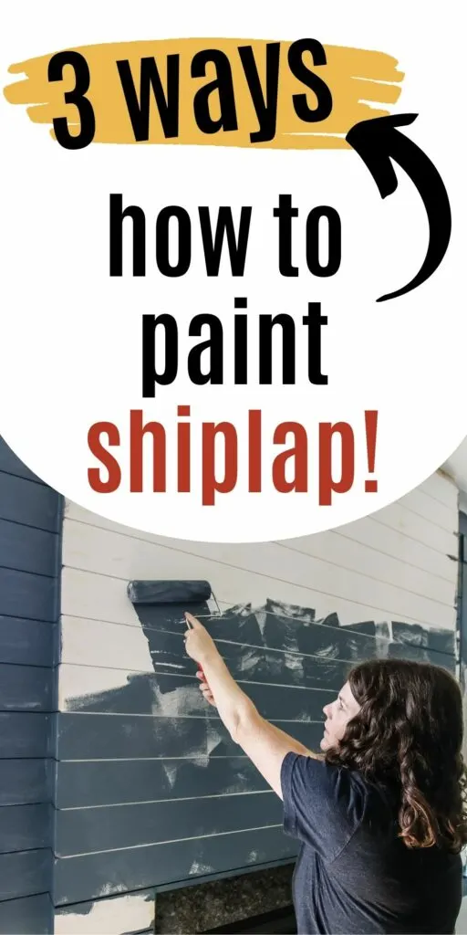 3 ways how to paint shiplap