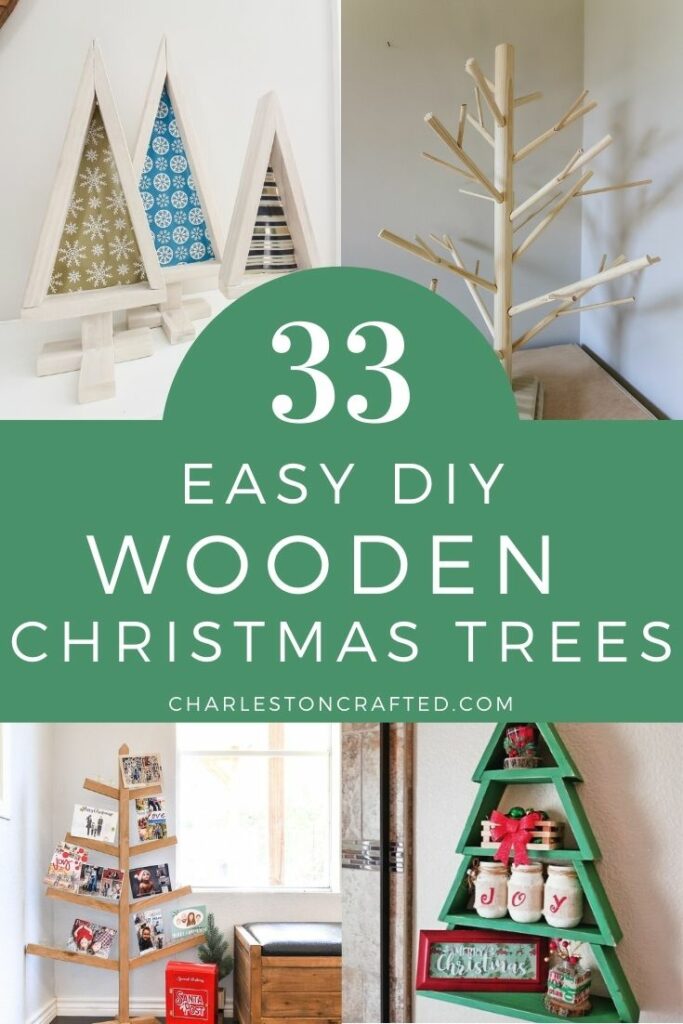 33 easy diy wooden christmas tree ideas